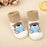 1 Pair Newborn Cotton Striped Warm Slippers Socks For Baby Girls And Boys Very Comfortable And Soft Material