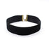 Black Velvet Choker Necklace 90's plain Ribbon Gothic Round Rope Chain Statement Jewelry Retro Necklace  for Women