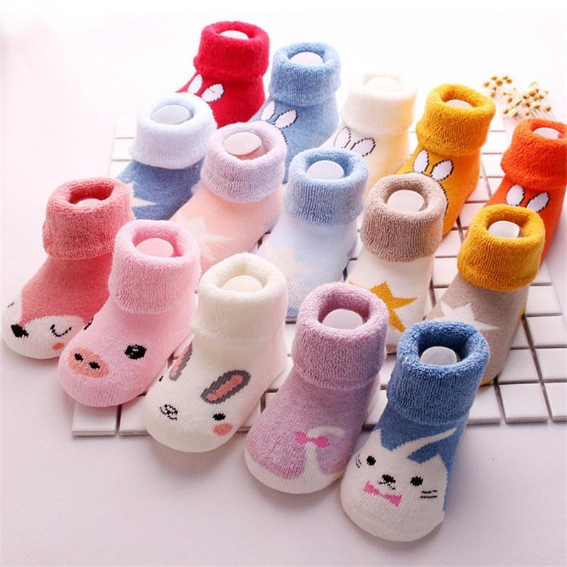 5 Pairs Baby Socks Warm Infant Socks Newborns Socks for Boys Birthday Gifts for Boy & Girls Baby