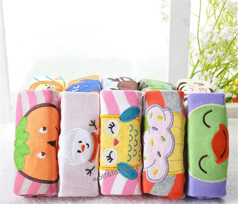 Modern Interesting 5pcs Baby Pants pack 0-2years PP pants trousers Baby Infant Cartoon For Boys And Girls Clothing Pants Set