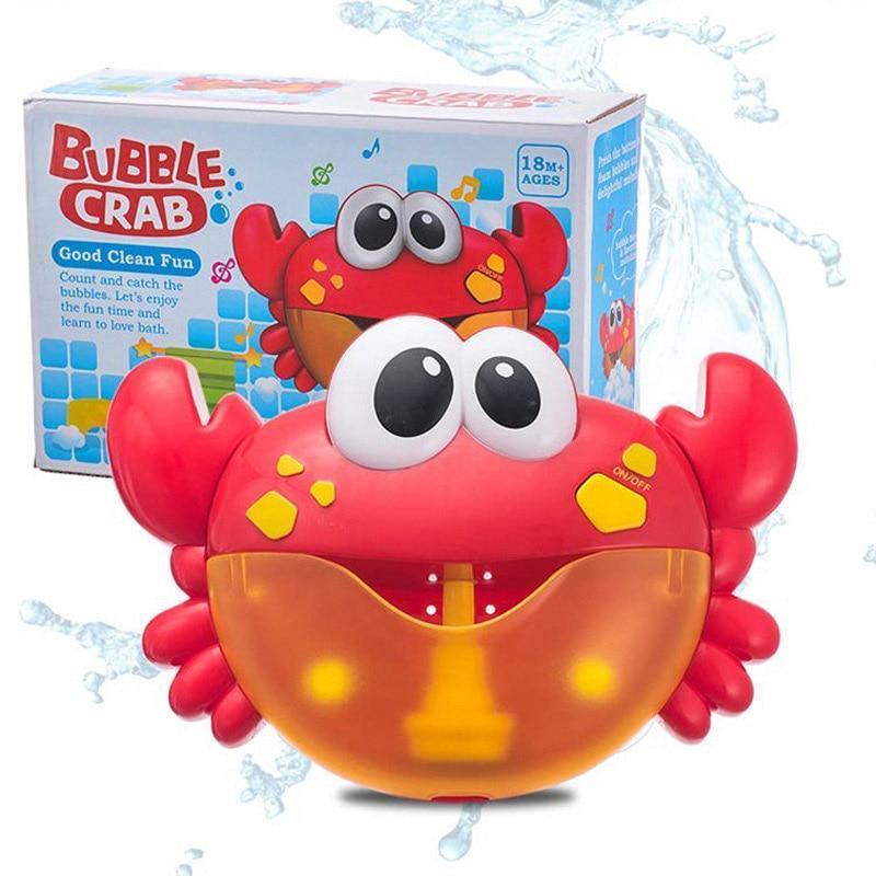 Baby Educational Bubble Machine Music Kids Bath Toy Bathtub Soap Automatic Bubble Maker Baby Bathroom Toy For Children