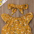 Newborn Infant Baby Girl Clothes Sleeveless Floral Bodysuit Headband 2PCS Jumpsuit Playsuit Outfit Dress For Girls