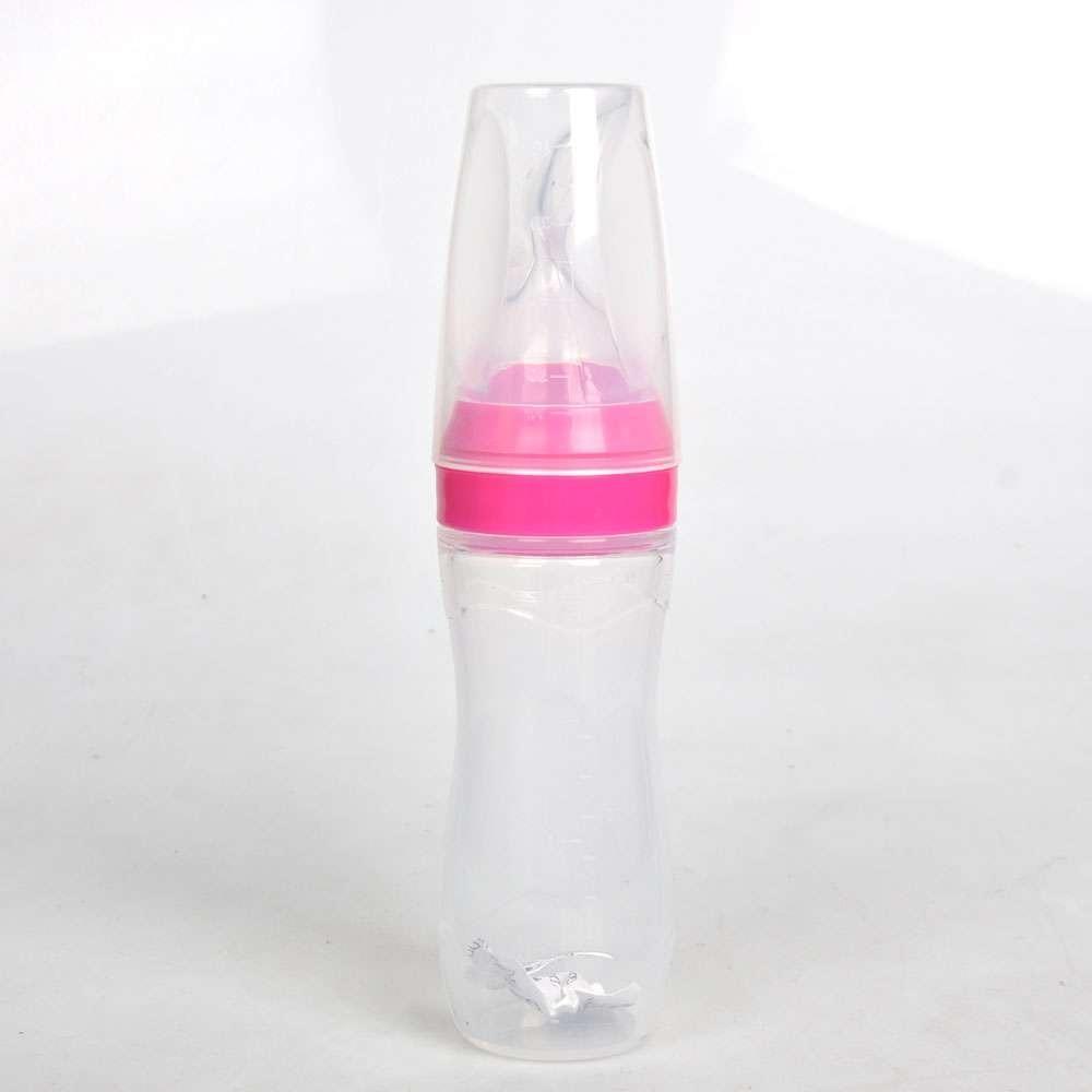 Baby Bottle Leak-proof Food Dispensing Spoon Juice Cereal Feeding Bottle Spoon Food Supplement Bottles For Kids In Modern Design