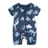 Modern Printed Newborn Baby Short Sleeved Cotton Jumpsuit Infant Cartoon Animal Costumes Clothing For Girls and Boys Kids