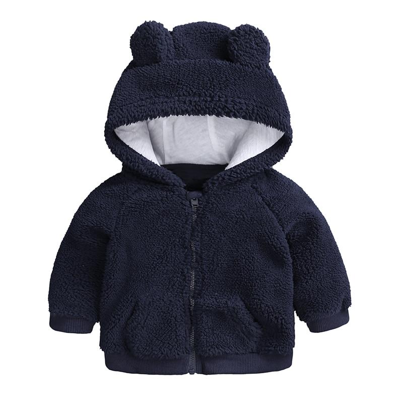 Newborn Baby Clothes Winter Warm Cartoon Bear Hooded Jacket & Coat For Baby Boy and Girls In Modern Style