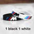 Hologram Bracelet ///M Sport M Power Black White Silicone Wristband Bangle for Auto Club Fans M3 M5 M6 3/5/7 Series