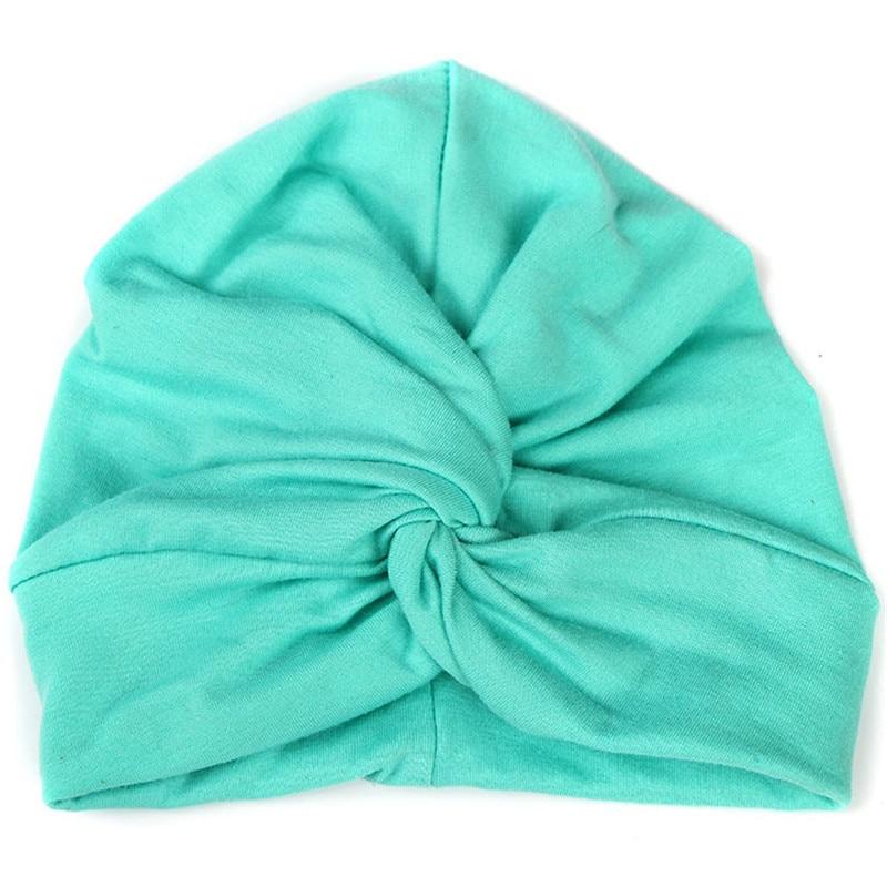 Baby Hat Cotton Soft Turban Knot Girl Summer Hat Bohemian style Kids Newborn Cap for Baby Girls