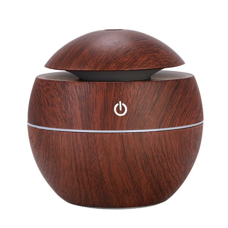 130ML USB Aroma Diffuser  Ultrasonic Cool Mist Humidifier Air  7 Color Change LED Night Light For Office Home