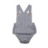 Newborn Infant Baby Boy/Girl Bodysuit Summer Button Jumpsuit Striped Casual Sleeveless Backless Solid Outfits Clothes for Girls