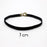 Black Velvet Choker Necklace 90's plain Ribbon Gothic Round Rope Chain Statement Jewelry Retro Necklace  for Women