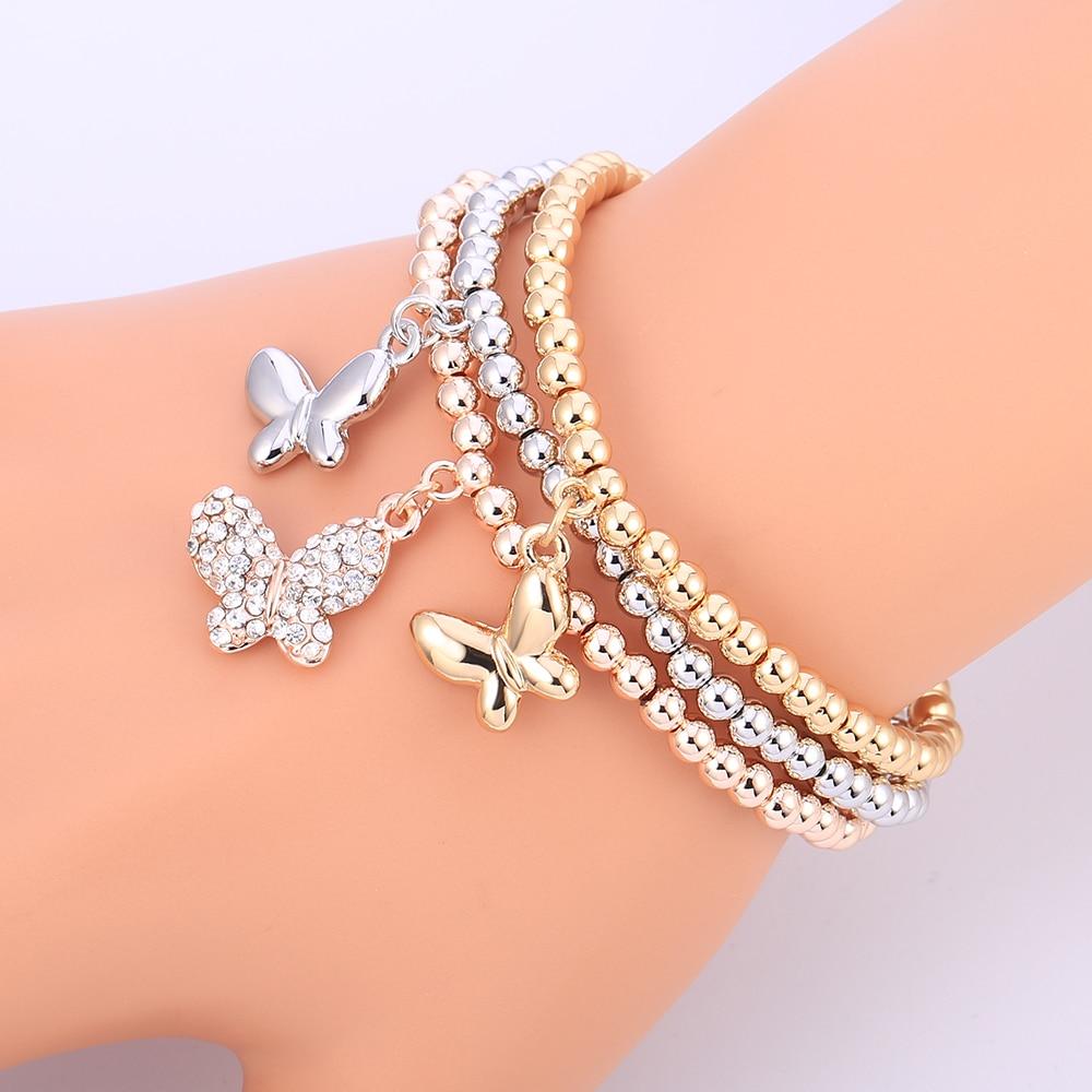 New Modern Owl Animal Amazing Luxury Tree of Life Pendant Fashionable Elastic Amazing Bracelets For Women