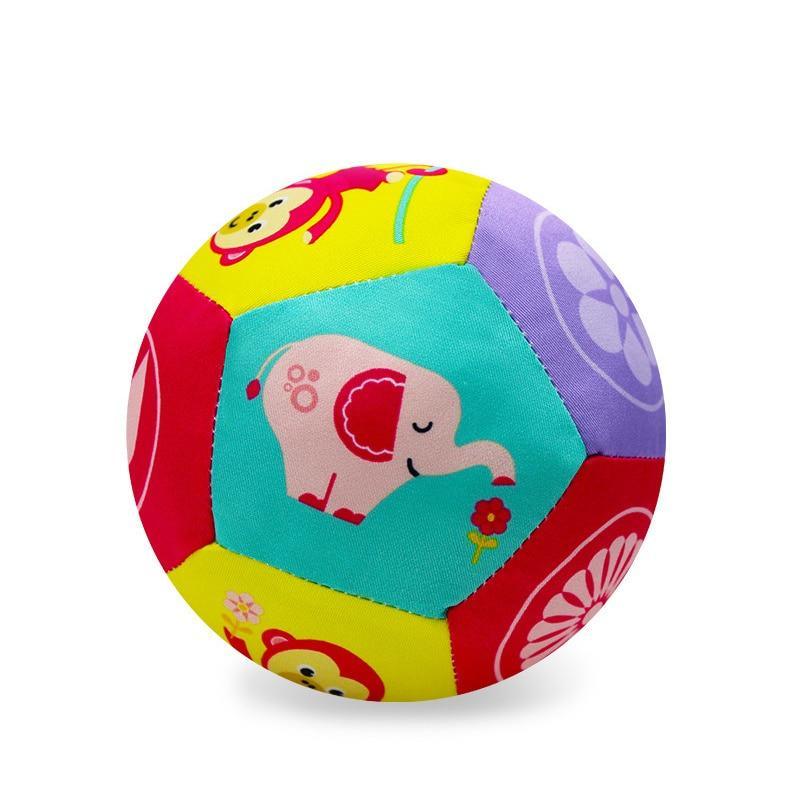 Education Baby Toys For Children Animal Ball Soft Plush Mobile Toy With Sound Baby Rattle Infant Body Building Ball For Kids