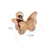 New Butterfly Earrings Rose Gold Color Stainless Steel Stud Earrings for Women butterfly earings