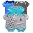 5 PC Baby Summer High Quality Striped Rompers Jumpsuit For Boy & Girls Comfortable Clothes