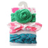 Modern 3PCS Set Floral Bows Baby Headband Dot Bowknot Cotton Hair Band Girls Hair Accessories For Girls