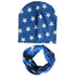 Modern New Trend Baby Hat Scarf Star Prints Cotton Children Boys Girl Cap Beanie Neck Collar Scarf Autumn Winter Warm Kids Hats For Kids