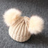 Trend Cute Newborn Baby Winter Warm Hats Infant Kids Girls Boys Knit Hat With Pompom Ball Beanie Caps For Girls