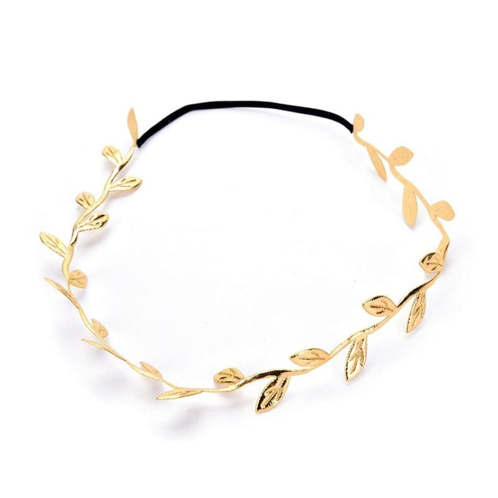 Luxury Modern Gold Silver Leaves Hairbands Summer Hair Accessories Bridal Trendy Jewelry For Mother and  Daughter