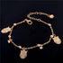 New Arrival Butterfly and Owl Charm Anklet Bracelet For Women Gold-Color Bracelet Foot Chain Ankle jewelry