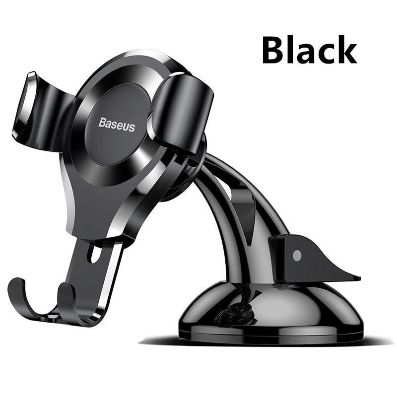 Powerful Gravity Car Phone Holder Support Sucker Strong Suction Cup Car Mount Auto Phone Stand