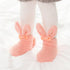 Fashion Winter Cozy Coral Fleece Baby Girls Socks for Newborn Soft Cute Rabbit Baby Socks for Winter In Elegant Design