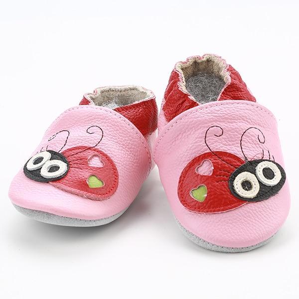 Newborn Soft Genuine Leather Anti Slip High Quality Baby Shoes First Walkers Baby Skid-Proof Shoes