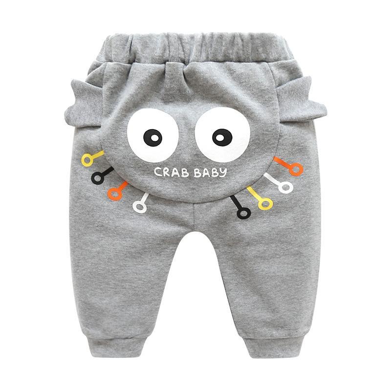 Modern Baby Boys Girls Cartoon Pants Spring High Waist Guard Belly Trousers Print Bottoms In Interesting Style For Girls And Boys