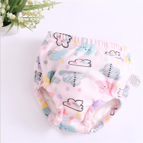 6 Layer Baby Cotton Training Pants Panties Cloth Diapers Reusable Child Nappies Breathable Diaper