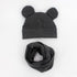 Baby Hat Cotton Ear Cap For Boys And Girls Winter Hat Scarf Set Children Boys Cap Scarf