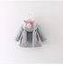 Newborn Girls Coat Autumn Spring Jacket Rabbit long Ear Hoodies Cotton Outerwear Children Clothes