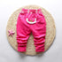 New Spring 100% cotton High-quality Cute Butterfly Embroidery Pattern Baby Girls Pants For 0-3 year Baby Girl