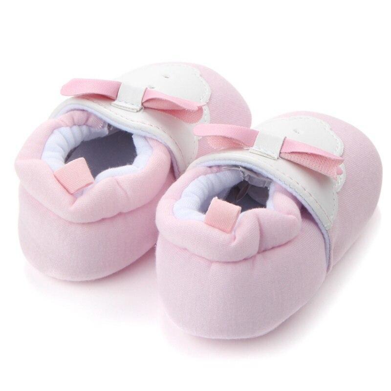 Modern Elegant Baby First Walkers Infant Newborn Autumn Winter Butterfly-knot Cotton Kids Soft Pre walker Shoes For Boys