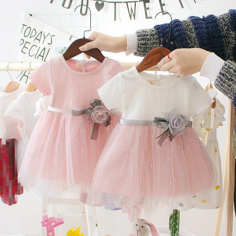 Modern Luxury elegant Newborn Baby Girl Dress for New Fashion  Cute Princess Baby Dress Infant Clothing