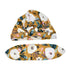 Cute Print baby Turban Caps For Infant Newborn Kids Stylish Cotton Flower Printed Cap for Toddlers In Elegant Modern Design