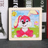 10pcs Of Wood Puzzle Baby Young Children Early Lessons Learned Intelligence Cartoon Animal Puzzle Wooden Toys Education Puzzles