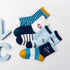 5 Pair Lovely Print Comfortable Knitted Cotton Newborn Soft Sock For Baby Boys And Girls