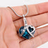 Lovely Always In My Heart Amazing Luxury Locket Screw Heart Birthstone Elegant Necklace Jewelry Keepsake Pendant