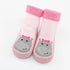 Baby Warm Stretchy  Booties Sock With Rubber Soles For Newborn Baby Girl And Boy Socks Slipper