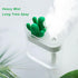 160ML Ultrasonic Air Humidifier Clear Cactus Color Light USB Essential Oil Diffuser Car Purifier Aroma Mist Maker