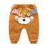 Modern Baby Boys Girls Cartoon Pants Spring High Waist Guard Belly Trousers Print Bottoms In Interesting Style For Girls And Boys