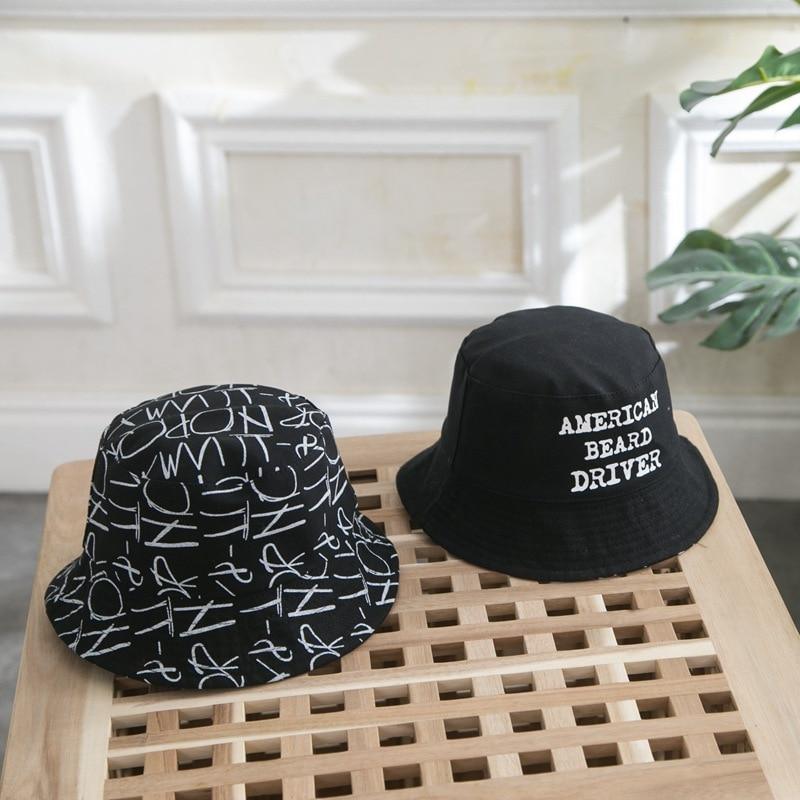 Children Summer Hat Double Sided Sun Caps For Boys And Girls Letter Printing Fisherman In Modern New Design