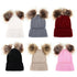 Fashion Parent-child Caps Cute Infant Baby Pom Pom Cap Winter Double Fur Ball Hat Baby Mom Warm Knitted Hat