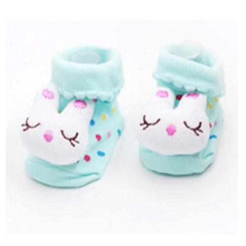 Colorful Newborn Cotton Cartoon Cute Anti Slip Sock Toddler Baby Comfortable Socks Shoes Elastic Soft Socks