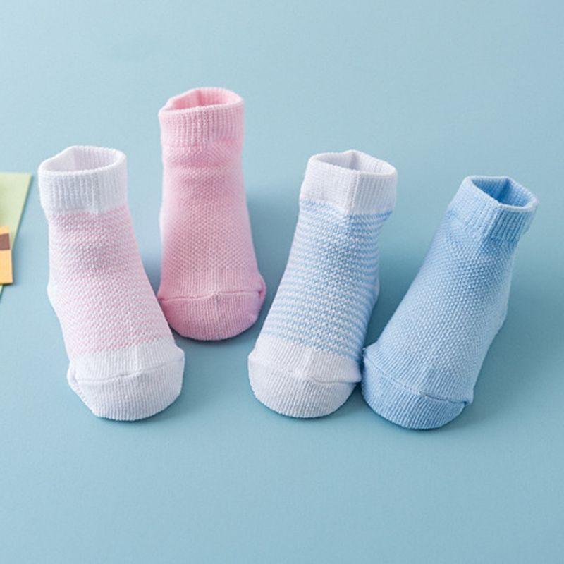 4 Pairs Children Newborn Socks Gloves Anti-scratch Breathable Elasticity Protection For Babies