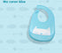 Bibs Waterproof Silicone Feeding Baby Saliva Towel Newborn Cartoon Aprons Baby Bibs Adjustable