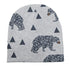 New Cotton Baby Cartoon Print Newborn Hat Elastic Toddler Infant Cap For Girls and Boys Kids