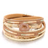 Legendary Amazing New Modern Fashion Pearl Elegant Multi-Layer Leather Handmade Bracelet Bangle Luxury For Woman