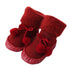 Luxury Modern Elegant Christmas Baby Socks Shoes For Girls and Boys Infant Cotton Baby Leg Warmers Children Floor Socks Anti-Slip Baby Step Socks For Kids