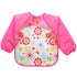 Waterproof Long Sleeve Girl Bibs Kids Burp Cloth Feeding Bib with Pocket Bib For Kids