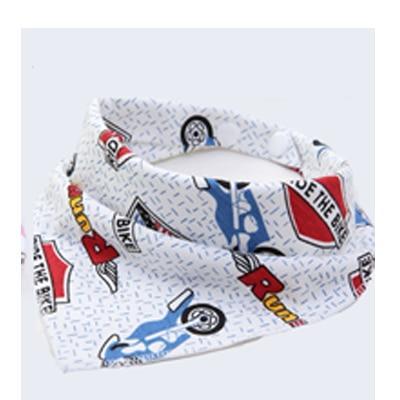 Cute Breathable Bibs Baby Feeding Cartoon Printing Super Absorbent Triangle Scarf Bib Cotton For Newborn Infant Girls And Boys